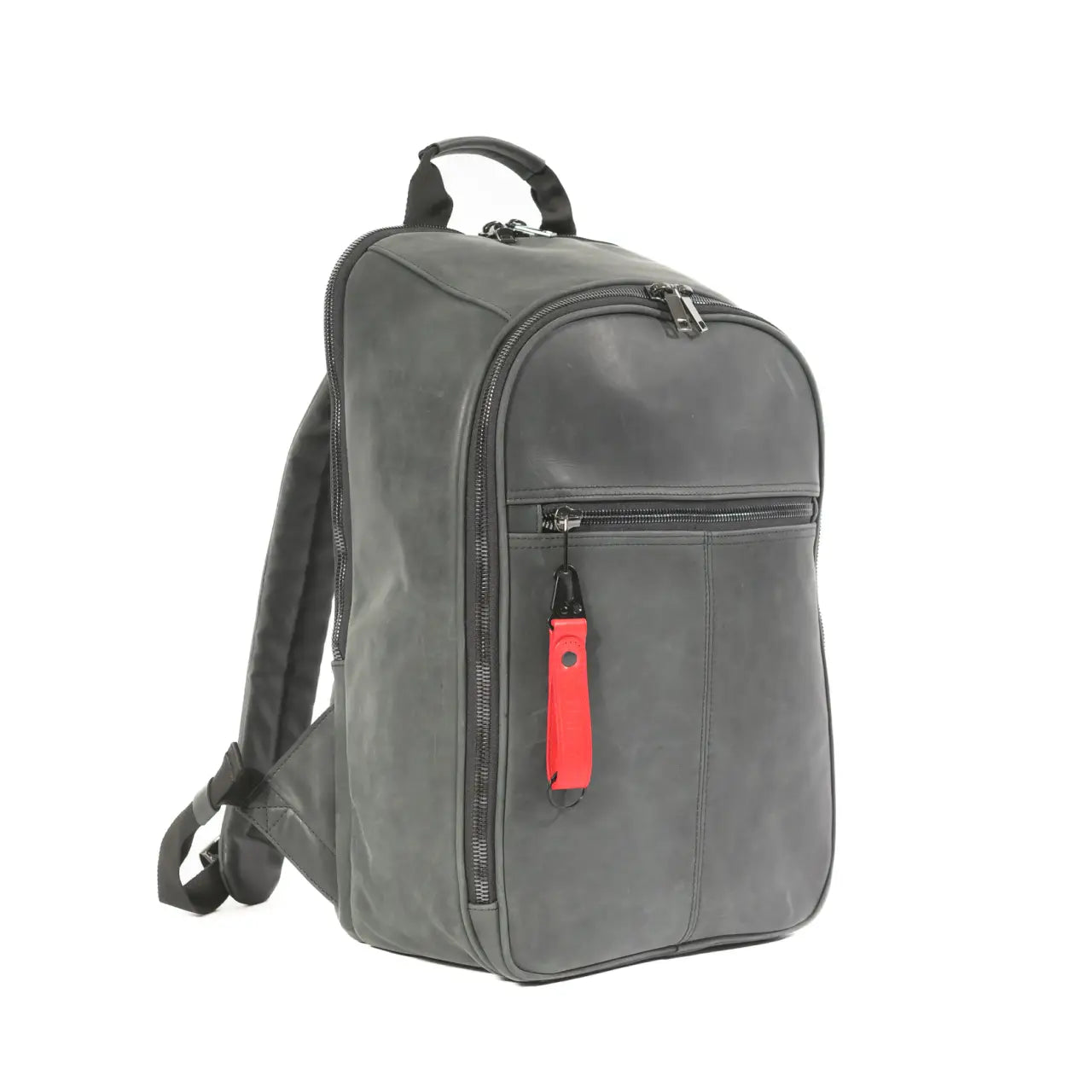 The №12 Leather Backpack Black
