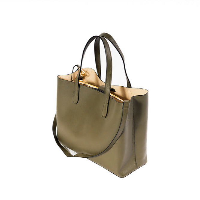 The №27 Tote Bag Olive Green